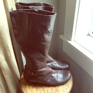 Wolky Brown leather boot